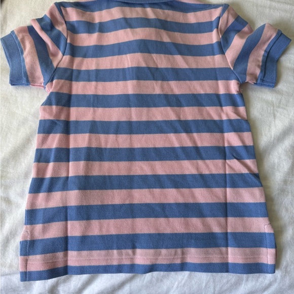 Polo by Ralph Lauren Kids Pink and Blue Striped Polo - Picture 3 of 3